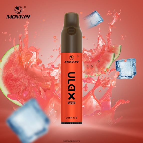 RandM Movkin Ulax 6800 (keraminė ritė) įkraunamas vienkartinis vape pod prietaisas sodrus ledas RandM tornado sale - FPX6RL58
