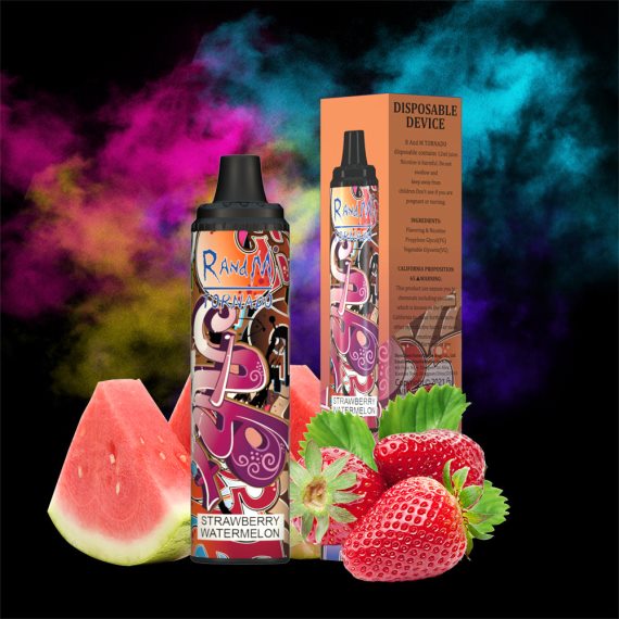 RandM Tornado 6000 oro srauto valdymo vape pod prietaisas 1vnt braškinis arbūzas RandM tornado vape - FPX6RL292