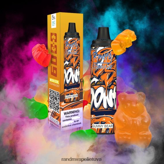 RandM Tornado 6000 oro srauto valdymo vape pod prietaisas 1vnt guminis meškiukas RandM vape sale - FPX6RL281