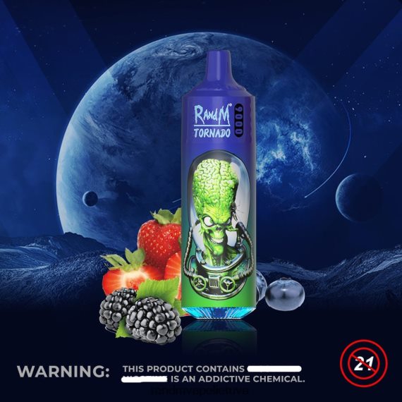 RandM Tornado 9000 vape pod įrenginys 1vnt 2 versija mišrios uogos RandM vape sale - FPX6RL141