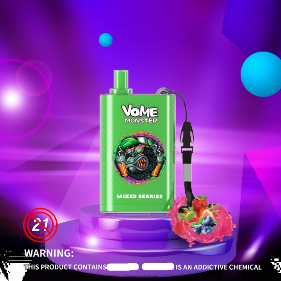 RandM Vome Monster 10000 oro srauto valdymo vape pod prietaisas 1vnt mišrios uogos RandM tornado sale - FPX6RL278