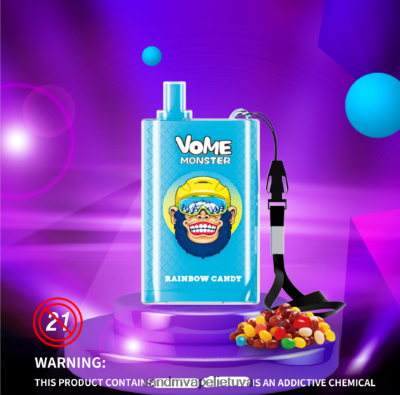 RandM Vome Monster 10000 oro srauto valdymo vape pod prietaisas 1vnt sodrus ledas RandM vape Lietuva - FPX6RL277