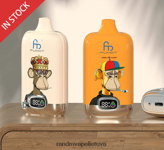 Fumot Original RandM Digital Box 12000 akumuliatoriaus ir skysčių ekrano vape prietaisas ledo pop RandM tornado kaina - FPX6RL10