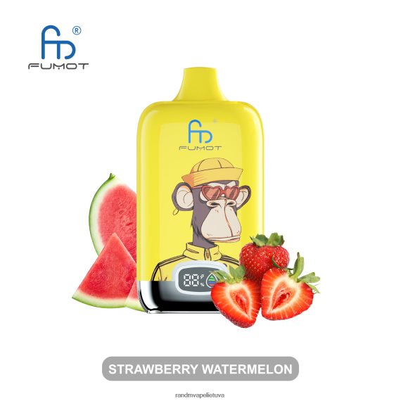 Fumot Original RandM Digital Box 12000 akumuliatoriaus ir skysčių ekrano vape prietaisas mango ant ledo RandM tornado vape - FPX6RL12