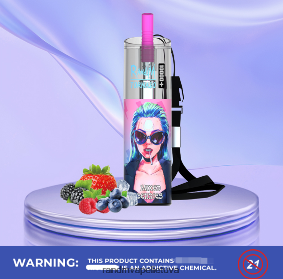 RandM Tornado 10000 plus oro srauto valdymo vape prietaisas 1vnt mišrios uogos RandM tornado sale - FPX6RL78
