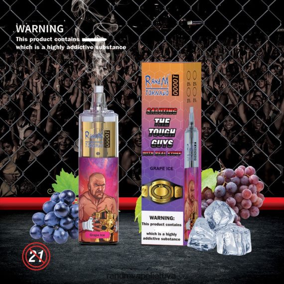 RandM Tornado 10000 oro srauto valdymo vape prietaisas 1vnt arbūzų ledas RandM vape cheap - FPX6RL125