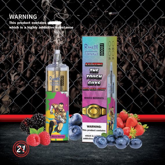 RandM Tornado 10000 oro srauto valdymo vape prietaisas 1vnt arbūzų ledas RandM vape cheap - FPX6RL125