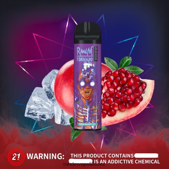 RandM Tornado 8000 oro srauto valdymo vape prietaisas 1vnt mėlynas razz ledas RandM vape Lietuva - FPX6RL237