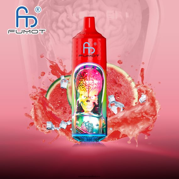 Fumot RandM Tornado 9000 pro vape įrenginys su baterija ir ejuice ekranu, 1 versija arbūzų ledas RandM tornado Lietuva - FPX6RL203