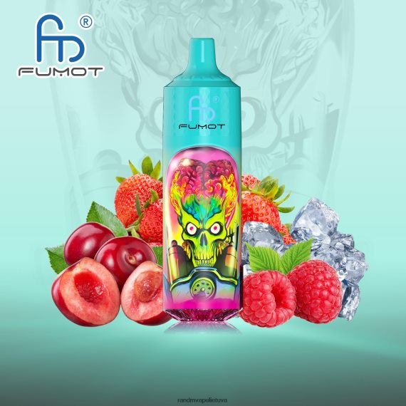 Fumot RandM Tornado 9000 pro vape įrenginys su baterija ir ejuice ekranu, 1 versija braškių aviečių ledukai tornado vape buy - FPX6RL199