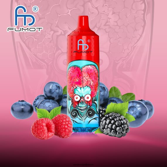 Fumot RandM Tornado 9000 pro vape įrenginys su baterija ir ejuice ekranu, 1 versija mėlynių rūgščių aviečių RandM vape sale - FPX6RL191