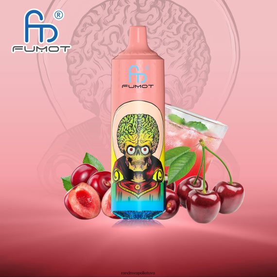 Fumot RandM Tornado 9000 pro vape įrenginys su baterija ir ejuice ekranu, 1 versija vyšnių kola RandM tornado sale - FPX6RL188