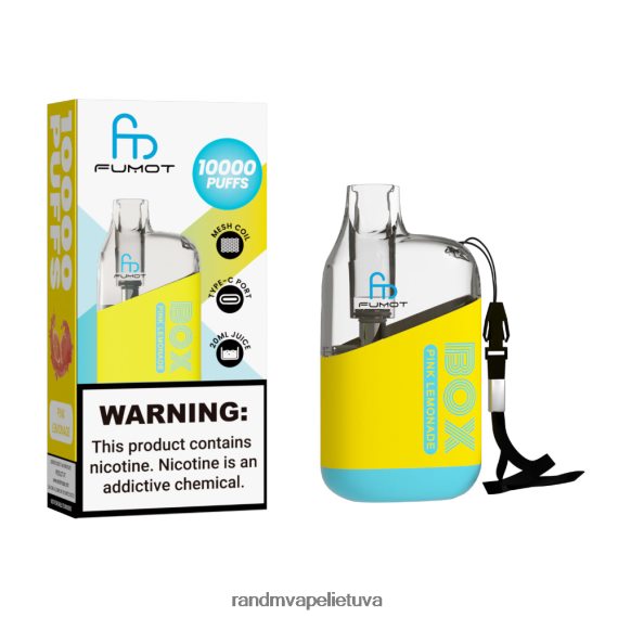 Fumot Original RandM Tornado Box 10000 oro srauto valdymo vape prietaisas 1vnt juodas ledas tornado vape buy - FPX6RL99