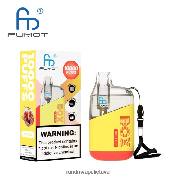 Fumot Original RandM Tornado Box 10000 oro srauto valdymo vape prietaisas 1vnt juodas ledas tornado vape buy - FPX6RL99