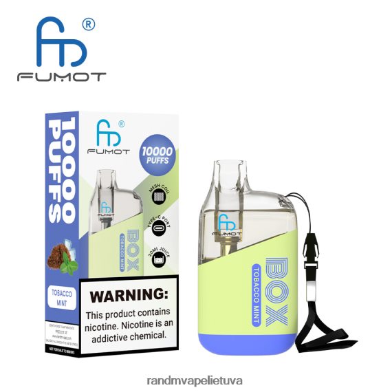 Fumot Original RandM Tornado Box 10000 oro srauto valdymo vape prietaisas 1vnt juodas ledas tornado vape buy - FPX6RL99