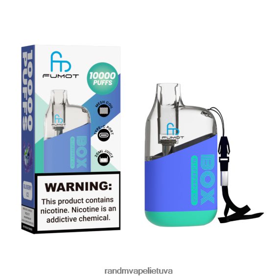 Fumot Original RandM Tornado Box 10000 oro srauto valdymo vape prietaisas 1vnt juodas ledas tornado vape buy - FPX6RL99