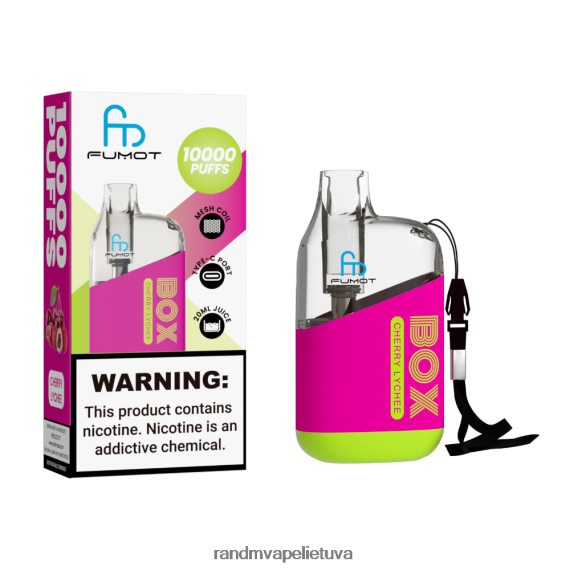 Fumot Original RandM Tornado Box 10000 oro srauto valdymo vape prietaisas 1vnt juodas ledas tornado vape buy - FPX6RL99