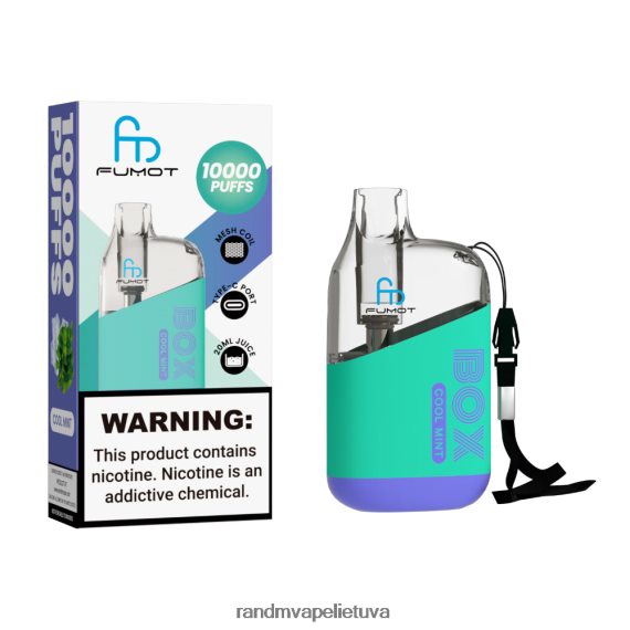 Fumot Original RandM Tornado Box 10000 oro srauto valdymo vape prietaisas 1vnt juodas ledas tornado vape buy - FPX6RL99
