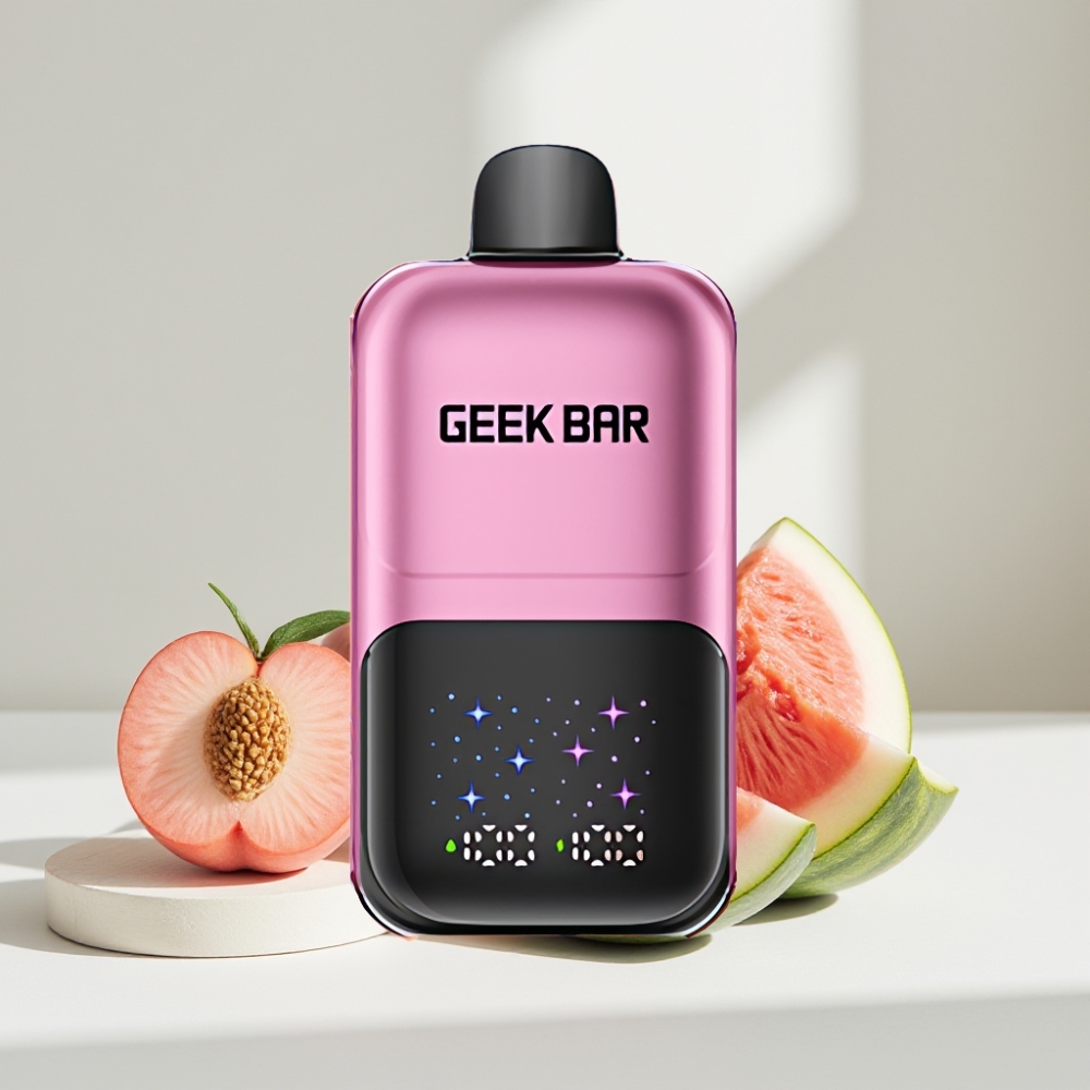 GEEK BAR 2GO 20ml 50000 Puffs Two Series Persikų & Vaismedžių, 5% Nicotine Salt, 3 lygiai