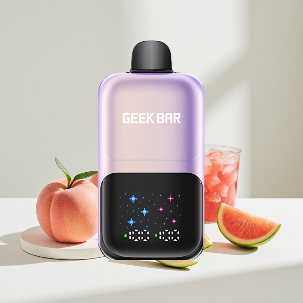 GEEK BAR 2GO 20ml 50000 Traukų Dviejų Serijų Pieno Ledinio Persiko Mango Arbūzas Disposable Vape Pen