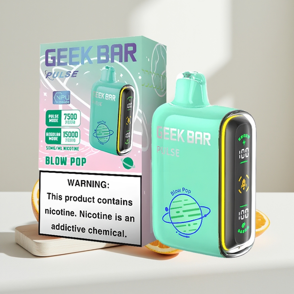 GEEK BAR Pulse 15000 Puffs Disposable Vape Planet Edition, 15 000 užkandžių, 16ML, 5% nikotino