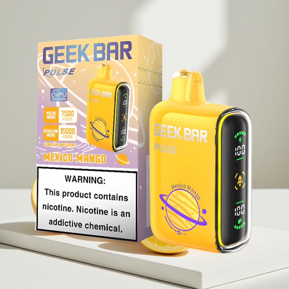 GEEK BAR Pulse 15000 Puffs Disposable Vape Planet Edition, 15 000 užkandžių, 16ML, 5% nikotino