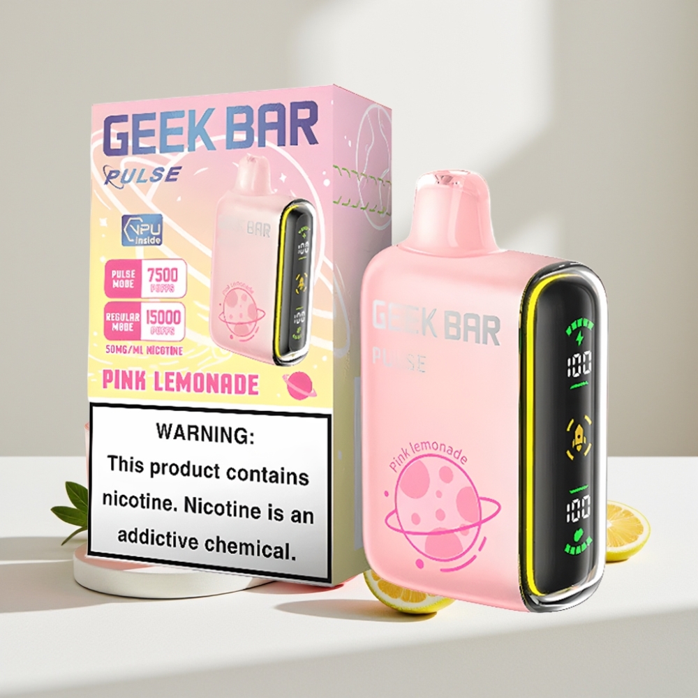 GEEK BAR Pulse 15000 Puffs Disposable Vape Planet Edition, 15 000 užkandžių, 16ML, 5% nikotino