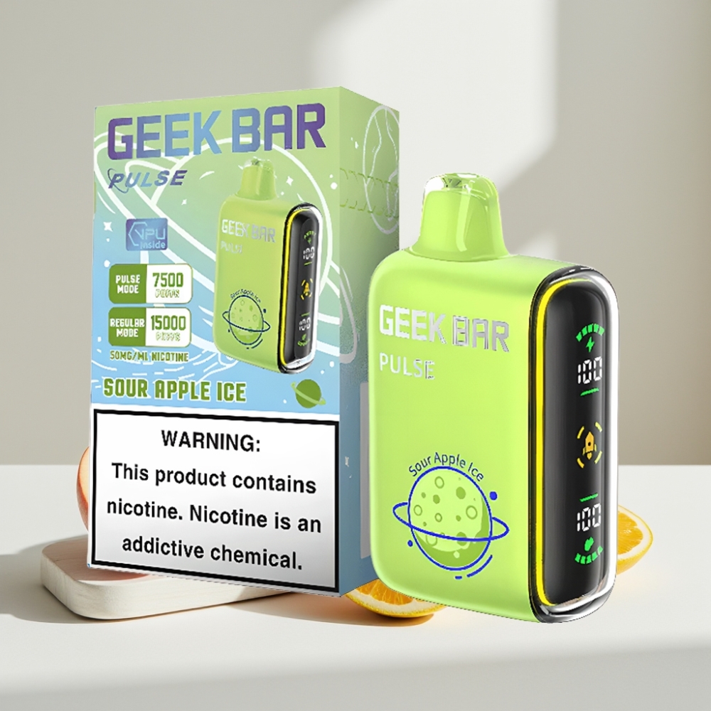 GEEK BAR Pulse 15000 Puffs Disposable Vape Planet Edition, 15 000 užkandžių, 16ML, 5% nikotino