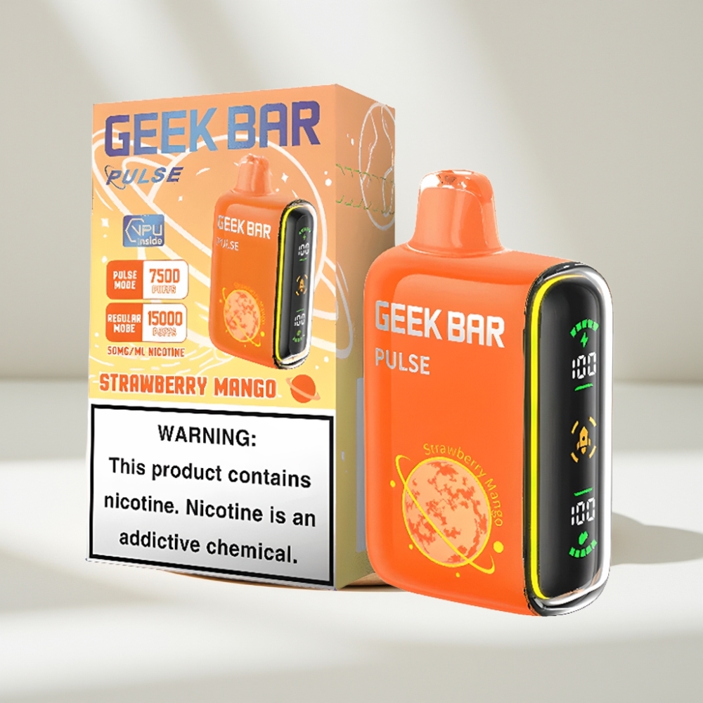 GEEK BAR Pulse 15000 Puffs Disposable Vape Planet Edition, 15 000 užkandžių, 16ML, 5% nikotino