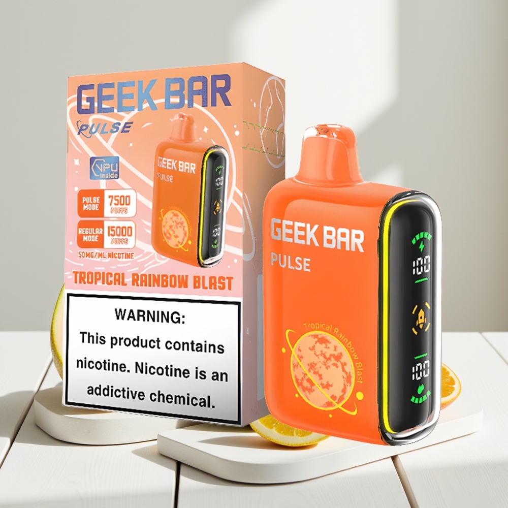 GEEK BAR Pulse 15000 Puffs Disposable Vape Planet Edition, 15 000 užkandžių, 16ML, 5% nikotino