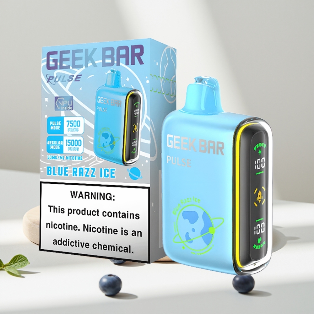 GEEK BAR Pulse 15000 Puffs Disposable Vape Planet Edition, 15 000 užkandžių, 16ML, 5% nikotino