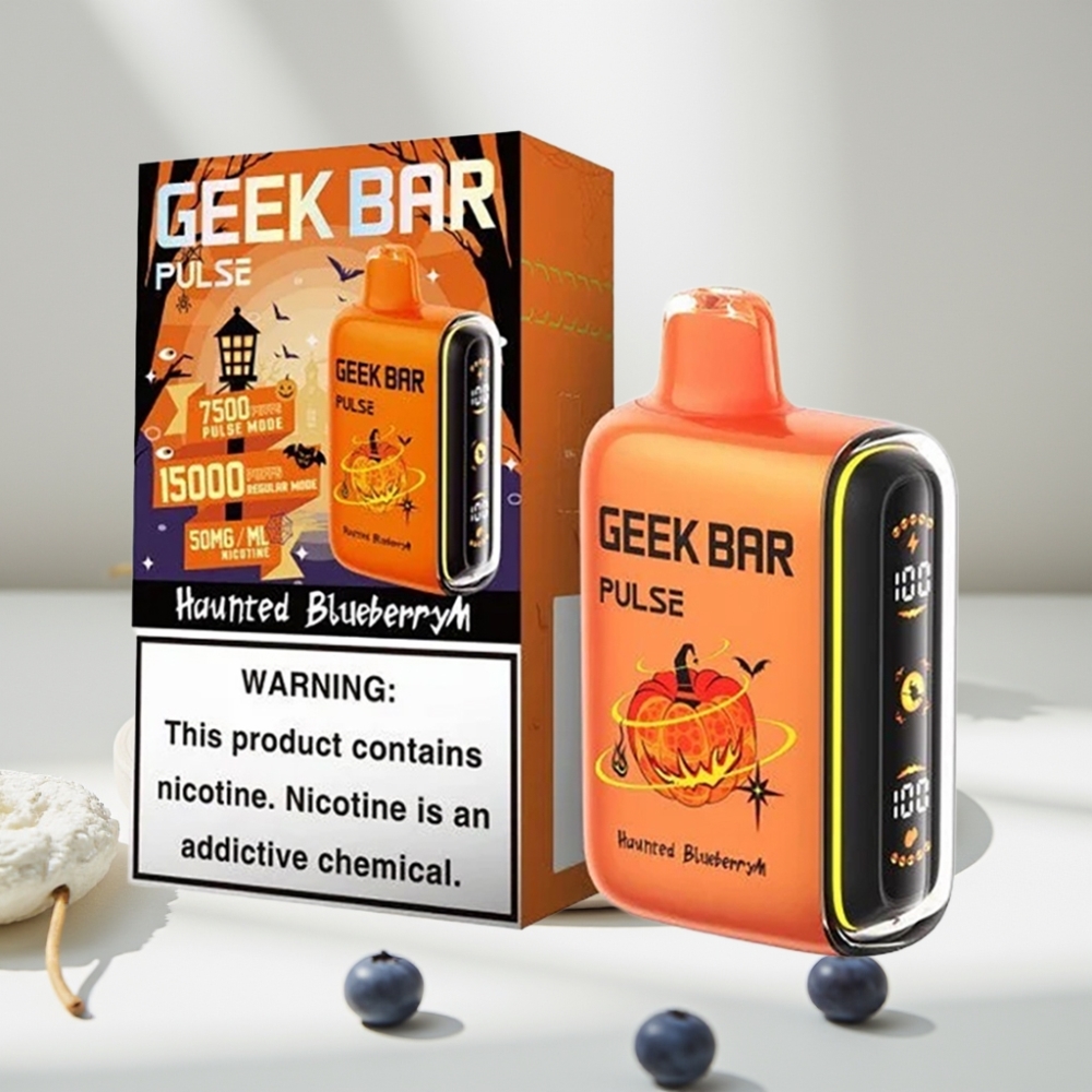 Geek Bar Pulse 15000 Puffs, 16ML, 5%, 650 mAh, USB Type-C, Halloween leidimas