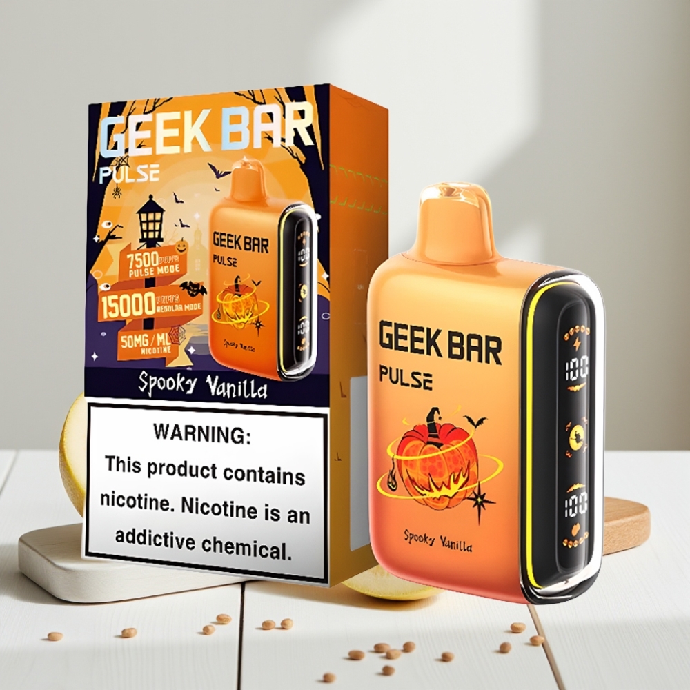 Geek Bar Pulse 15000 Puffs, 16ML, 5%, 650 mAh, USB Type-C, Halloween leidimas