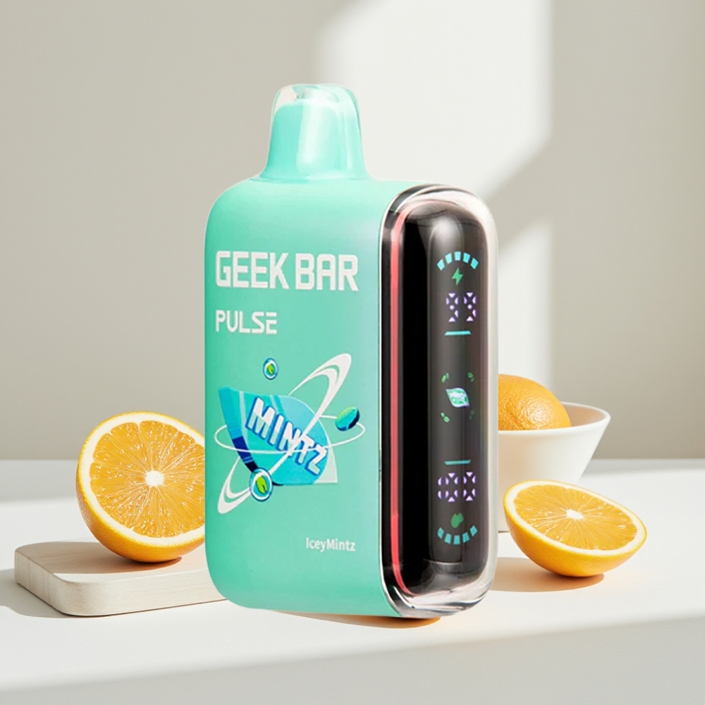 Geek Bar Pulse 15000 Puffs Disposable Vape Mėtų Leidimas, 16ML, 5% nikotino