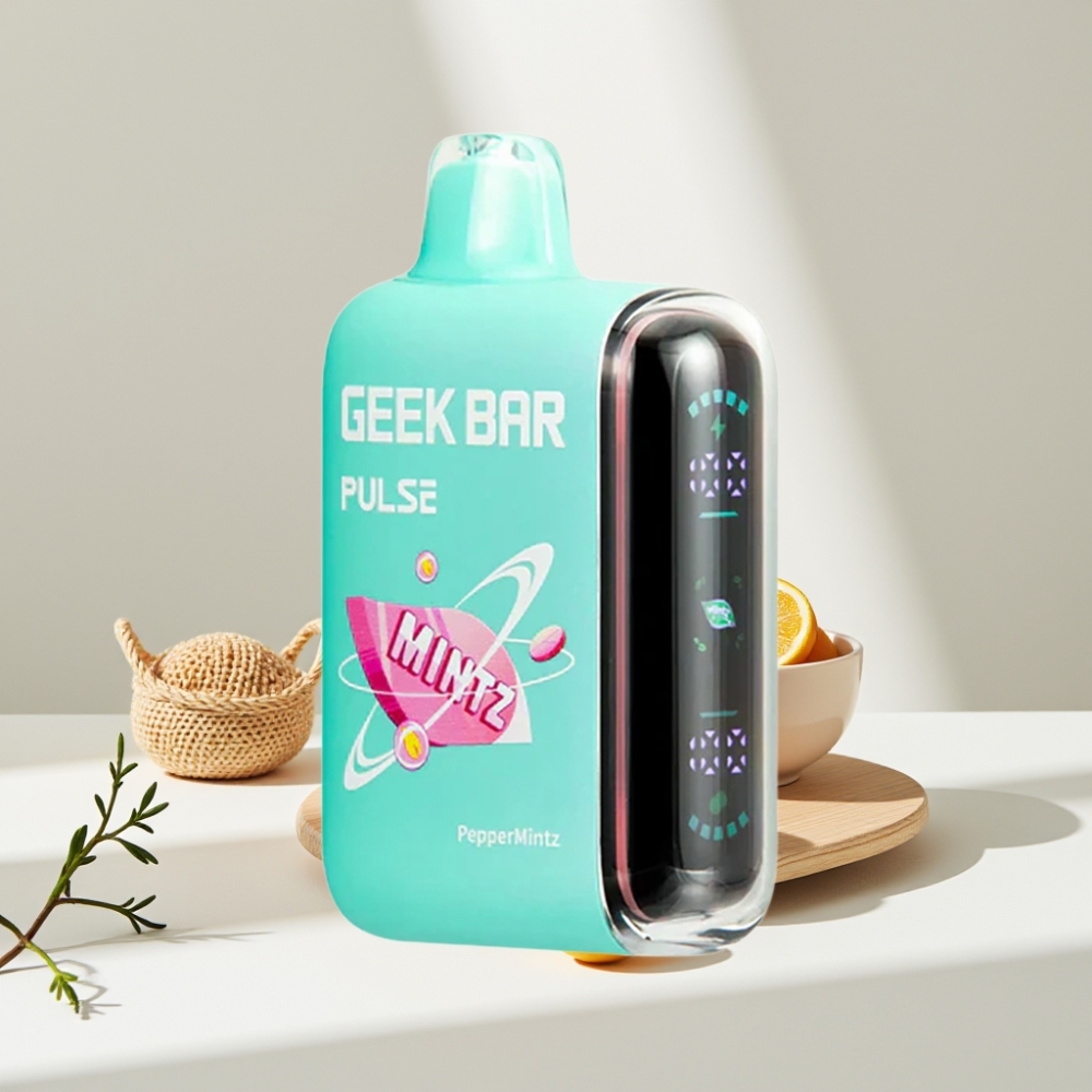 Geek Bar Pulse 15000 Puffs Disposable Vape Mėtų Leidimas, 16ML, 5% nikotino