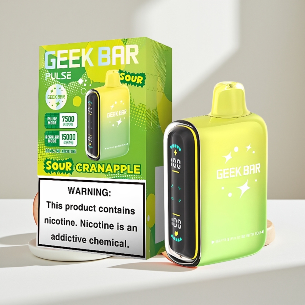 Geek Bar Pulse 15000 Puffs Sour Edition, 16ML, 5%, USB Type-C