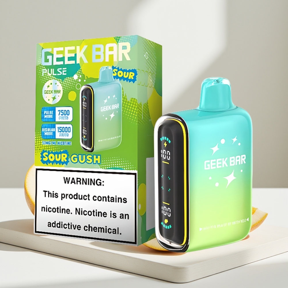 Geek Bar Pulse 15000 Puffs Sour Edition, 16ML, 5%, USB Type-C