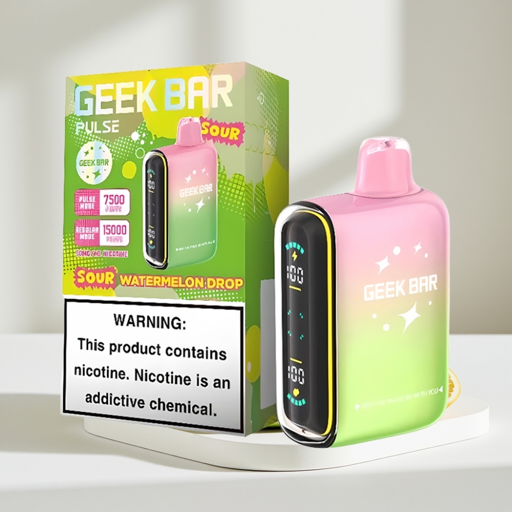 Geek Bar Pulse 15000 Puffs Sour Edition, 16ML, 5%, USB Type-C