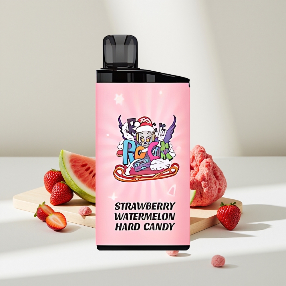 IGET Bar 3500 Puffs Braškynės Arbūzo Kietieji Saldainiai, 1400 mAh, 1.2 Ohm