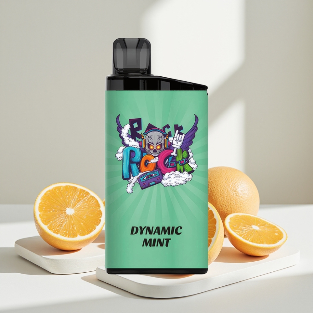 IGET Bar 3500 Puffs Dinaminė Mėta – 3500 Pūkų, 1400 mAh, 1.2 Omų Tinklelis