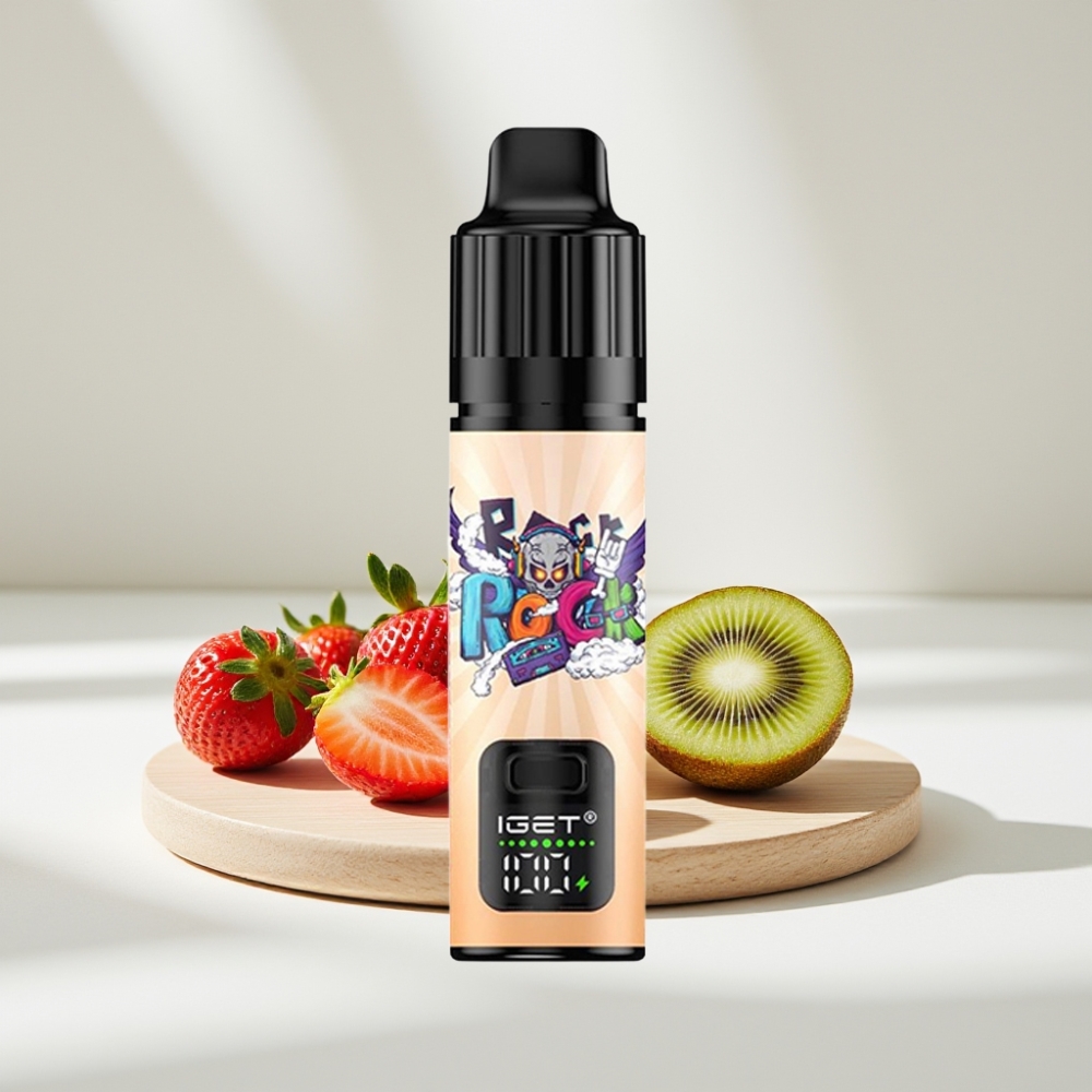 IGET BAR PLUS S3 POD 10000 Puffs Disposable Vape Braškių Kiwi Ledas, 5%, 18ml