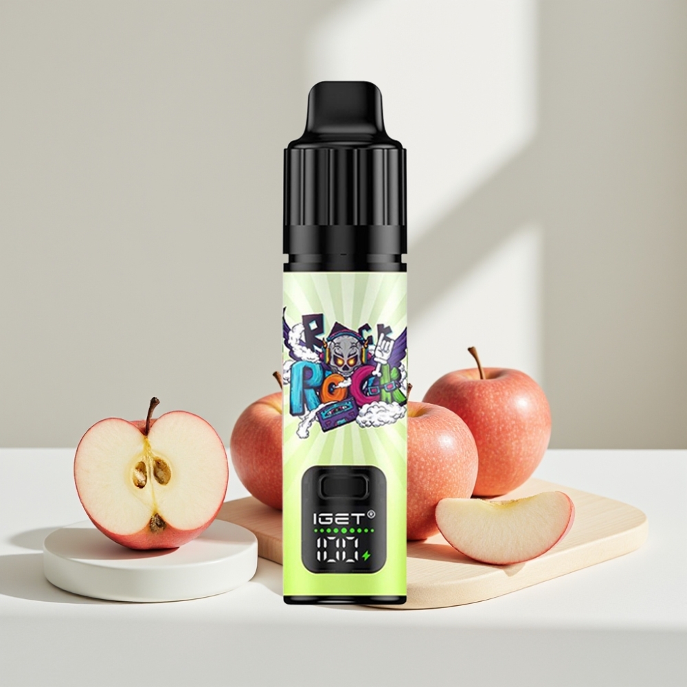 IGET BAR PLUS S3 POD 10000 Puffs Disposable Vape Dvi Obuolių, 5%, 18 ml