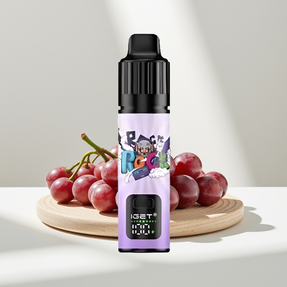 IGET BAR PLUS S3 POD 10000 Puffs Disposable Vape Vynuogės Ledas, 5% Nicotine, 18 ml