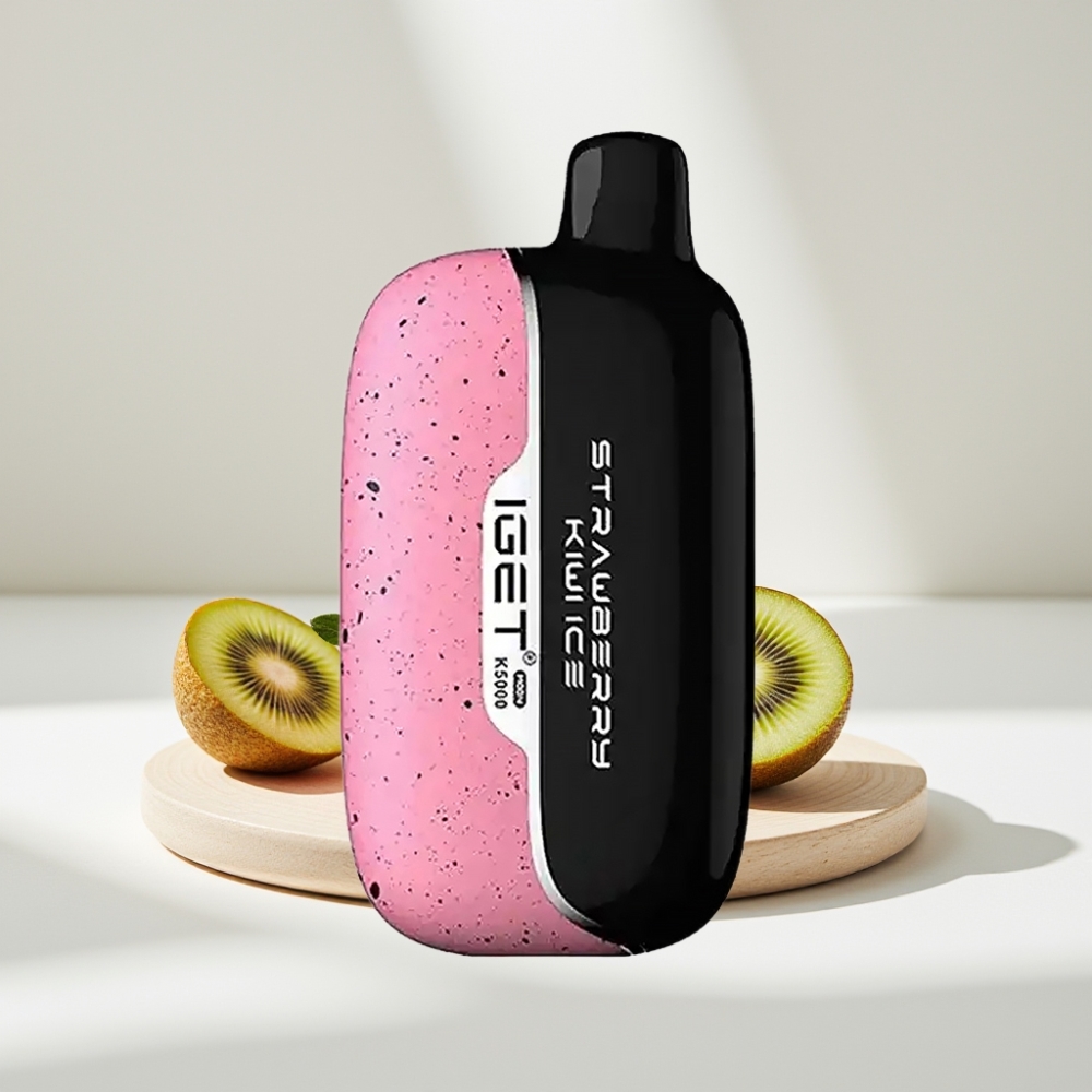 IGET Moon K5000 Puffs Nešiojamasis Vaporizatorius Braškių-Kivių Ledas, 5000 Puff, 1.35 Ohm
