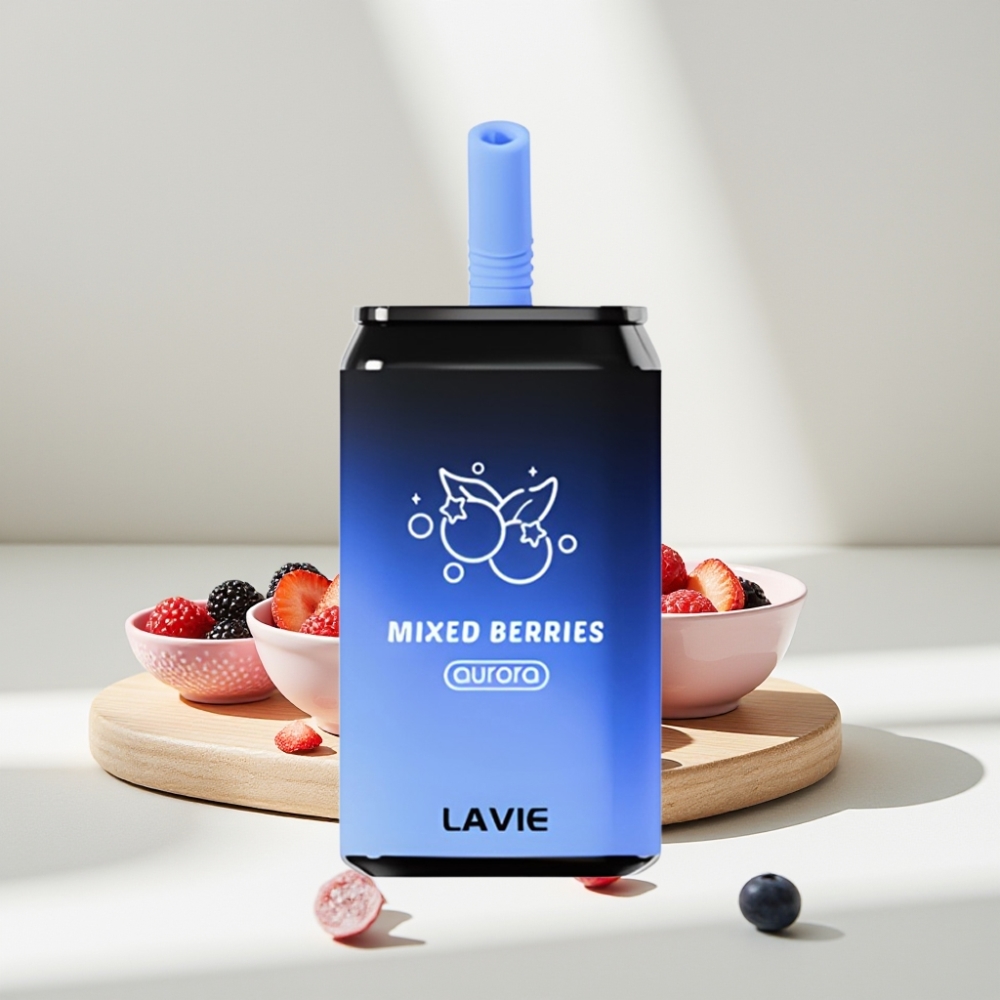LAVIE Aurora 11000 Puffs Mišrios Uogos, 22ML, 650mAh, Type C