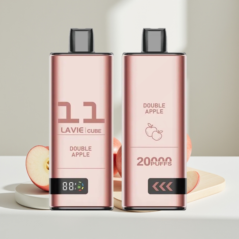 Lavie Cube 20000 Puffs Dviguba Obelis, 28ML, 600mAh