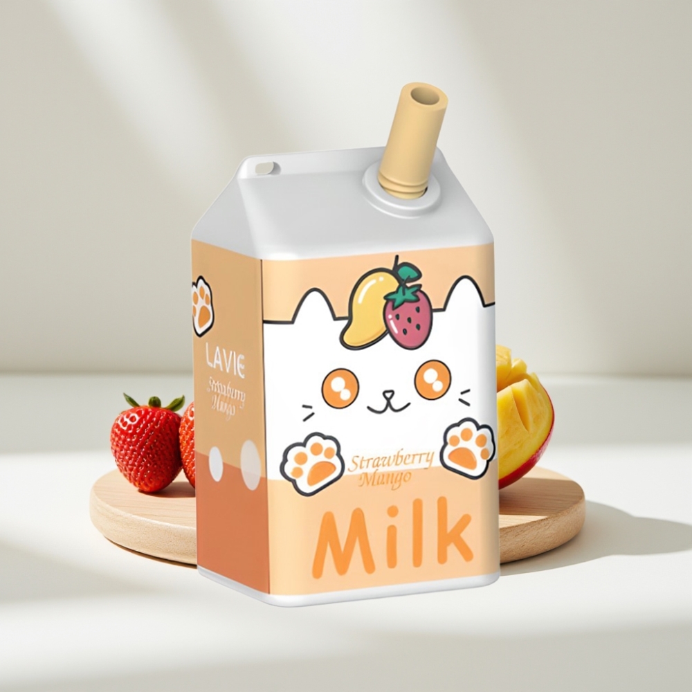 LAVIE Milk 7000 Puffs Braškės Mango, 16ML, 600mAh, Type C