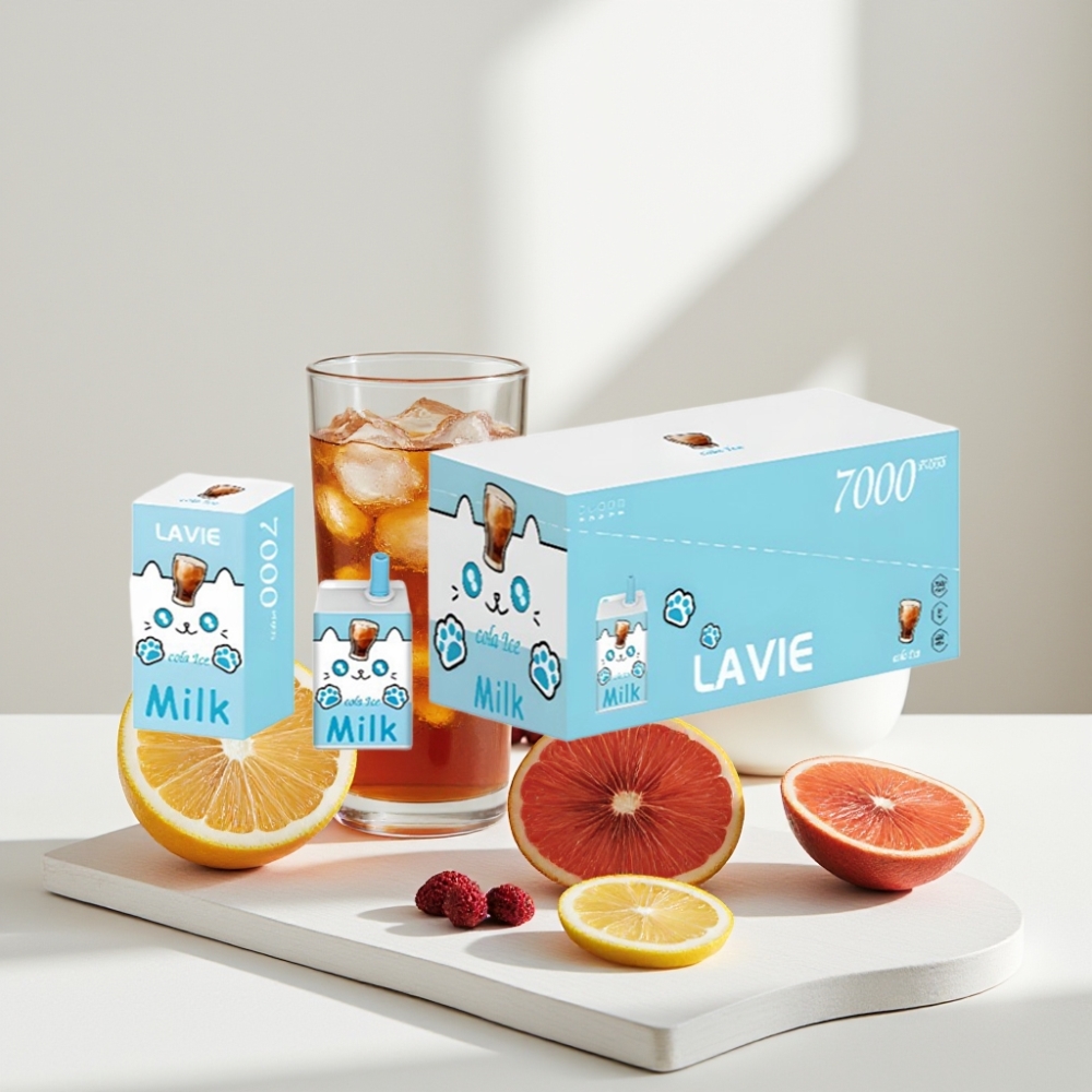 LAVIE Milk 7000 Puffs Kolos Ledas, 16ML, 600mAh, Type C