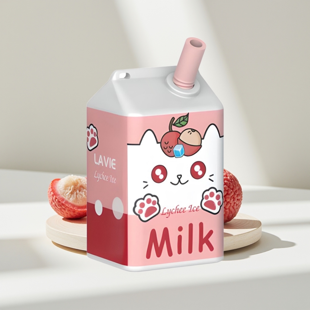 LAVIE Milk 7000 Puffs Lichių Ledas, 16ML, 600mAh, Type C