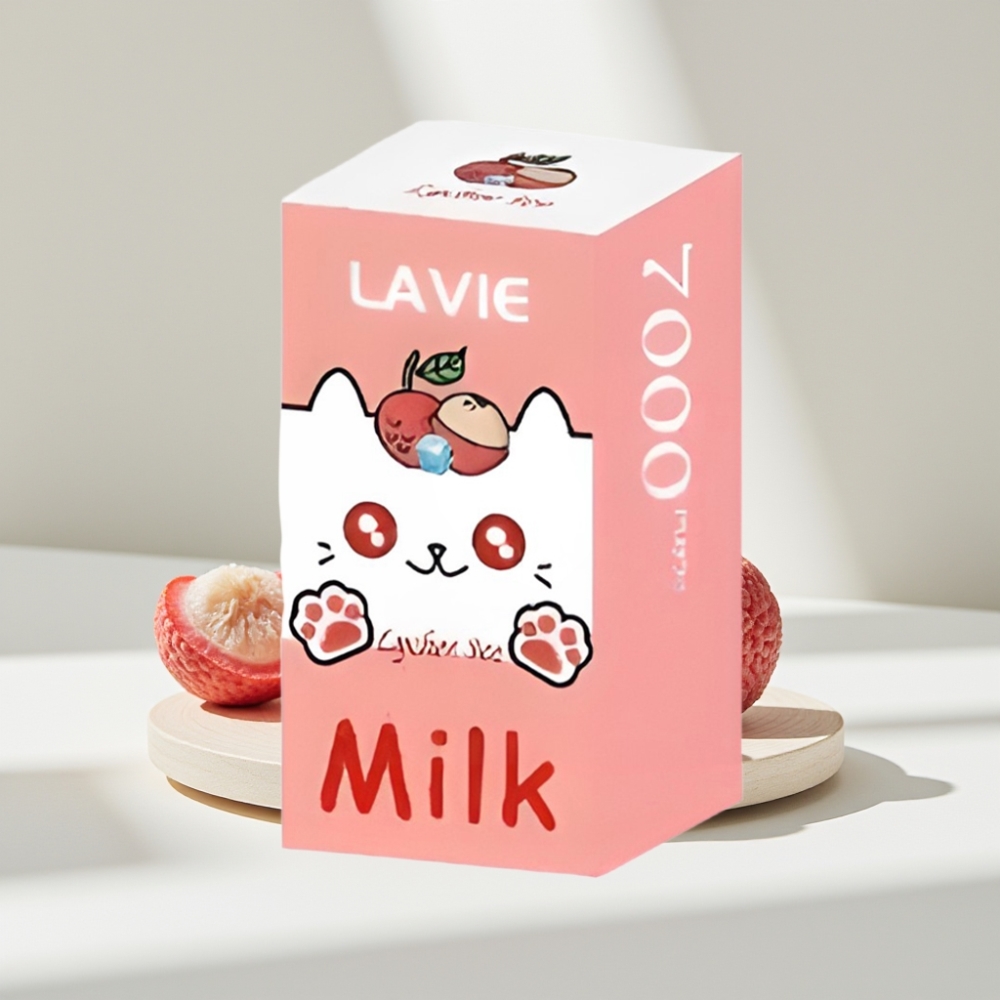 LAVIE Milk 7000 Puffs Lichių Ledas, 16ML, 600mAh, Type C